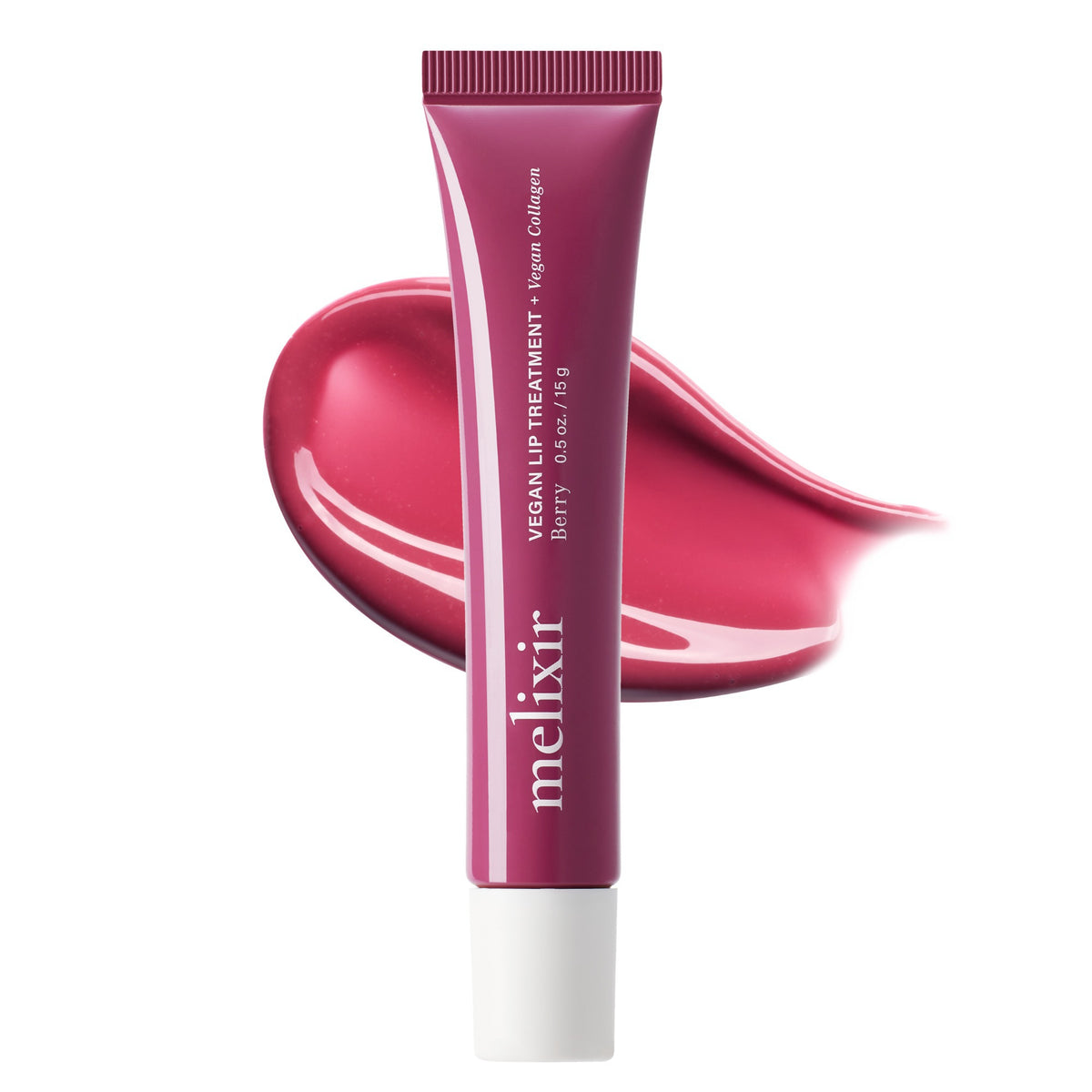 Melixir Vegan Lip Treatment 4 Berry — tube and packaging