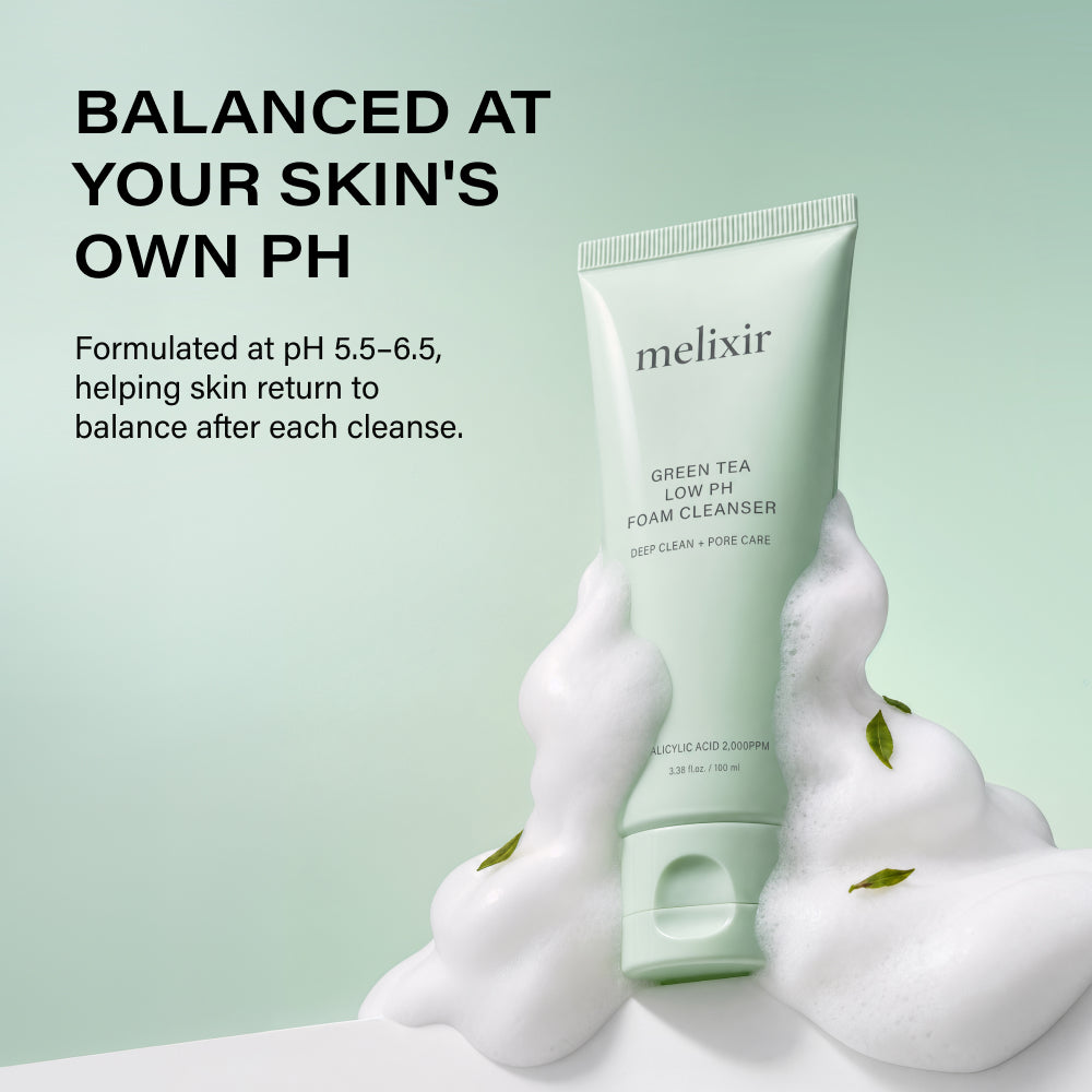 Melixir Green Tea Low pH Foam Cleanser - 4